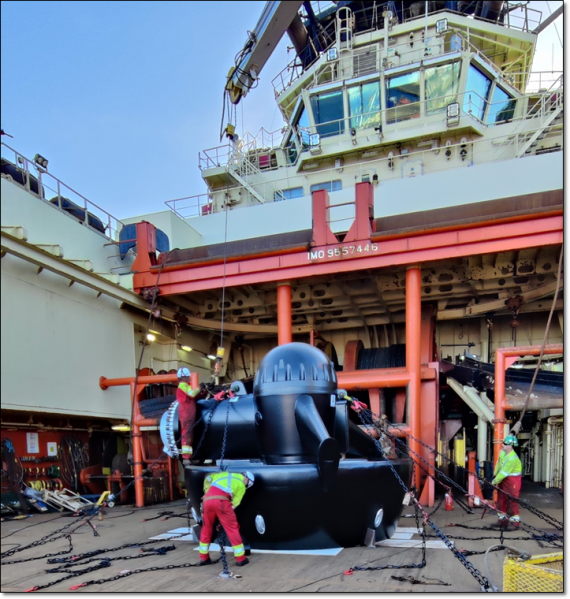 3p Logistics Ship Azimuth Thruster from Finland to Canada