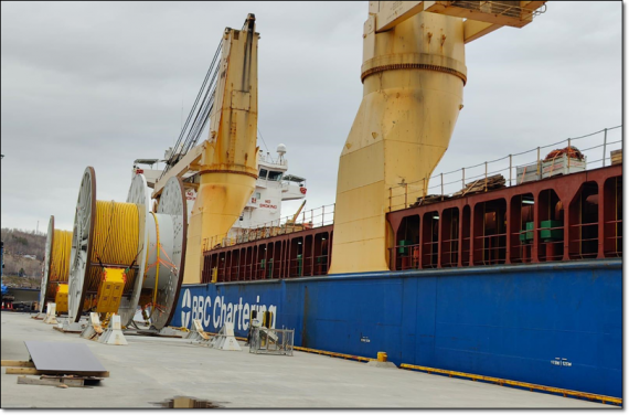 On Time Shipping Transport 350 Ton Umbilical Reel to Alexandria