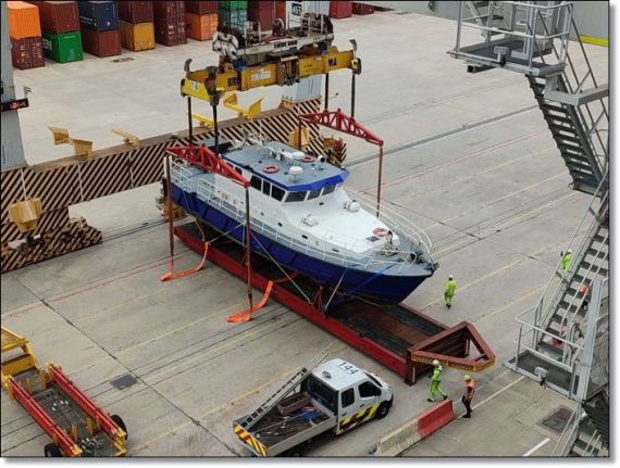 Aprojects Execute Patrol Boat Shipment to Sri Lanka