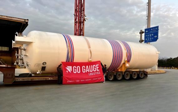 Go Gauge Projects Move Heavy Cargo from China to India