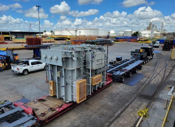 Balena Projects Transport Heavy Transformer at Houston Port
