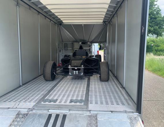 Europe Cargo Transport 2022 Formula E Model to Los Angeles