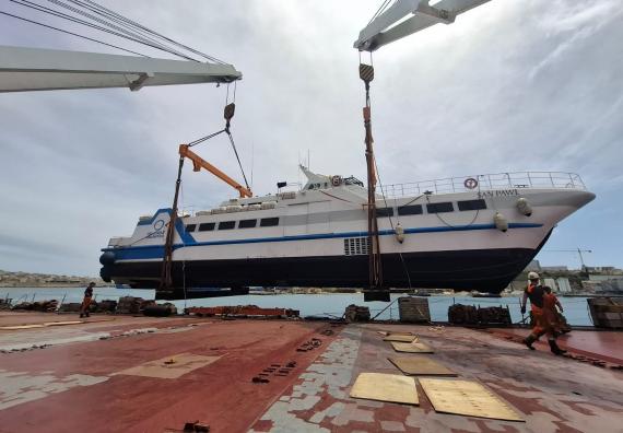 Europe Cargo Handle Passenger Catamaran Transport