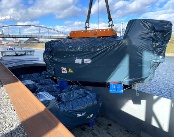 DAKO Deliver 5 Ship Engines from Germany to Italy