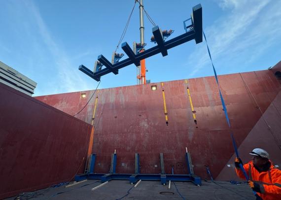 On Time Shipping in Egypt Handle Modular Pipelay System