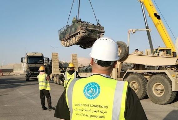 Seven Seas Jordan Manages Support for  31 Military Units