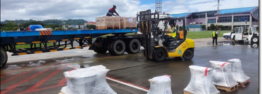 Royal Logistics Handle Air Cargo for Tangguh Expansion Project