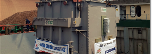 Fortune & Aqua Cooperate in Transformer Shipment to Marghera