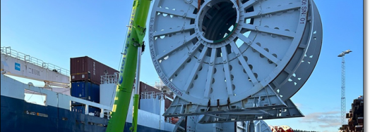 Front Shipping Complete Part-Charter of Empty Reels in Norway