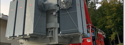 Demanko Deliver Oversized Transformer to U.S. Power Plant