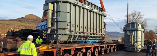 Livo Logistics Handle Two 127tn Transformers