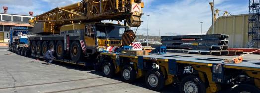 Farcont Manage Delivery of Mobile Crane from Antwerp to Kiev