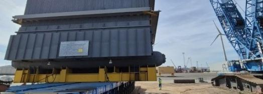 Europe Cargo Discharge Heavy Loads in Antwerp