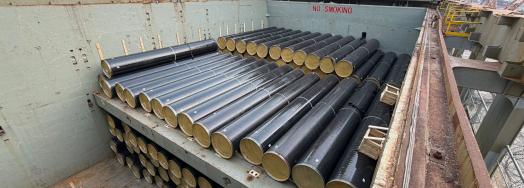 Pinto Basto Deliver 443 Pipes for Angola Water Supply Project